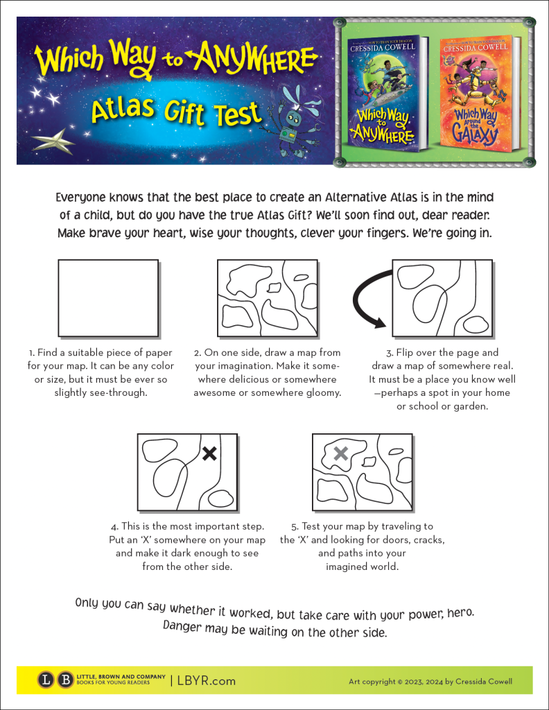 Downloadable activity kit for Which Way to Anywhere